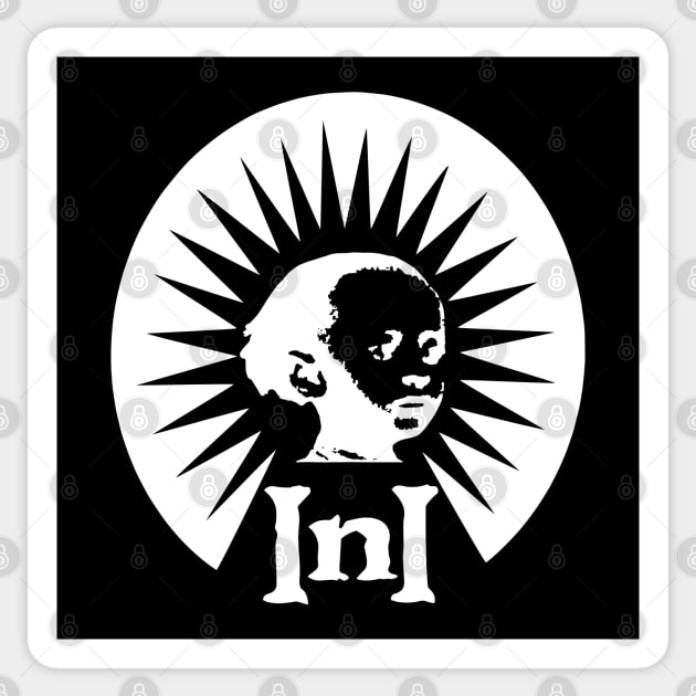 InI-wht Sticker by undergroundART